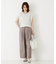シャイニータフタワイドテーパードパンツ