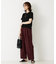 シャイニータフタワイドテーパードパンツ