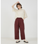 シャイニータフタワイドテーパードパンツ