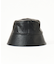 フェイクレザーバケットハット