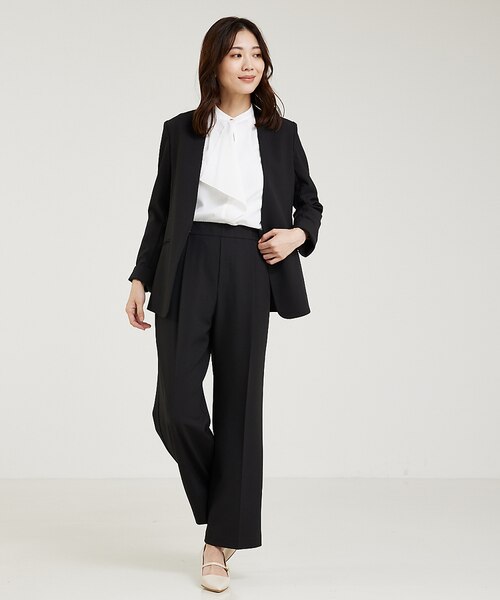 WEB Domani掲載】【エニデイカセット】ノーカラージャケット