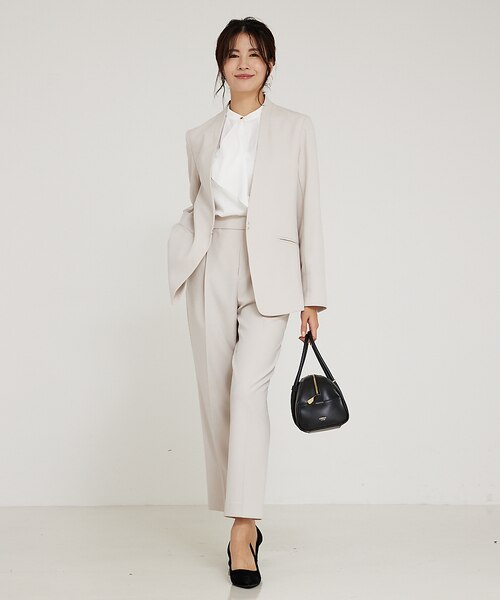 WEB Domani掲載】【エニデイカセット】ノーカラージャケット