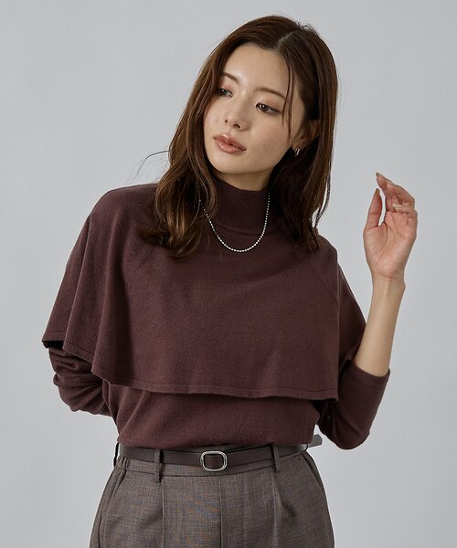 ハイネックケーププルオーバー｜アバハウスマヴィの通販｜&mall