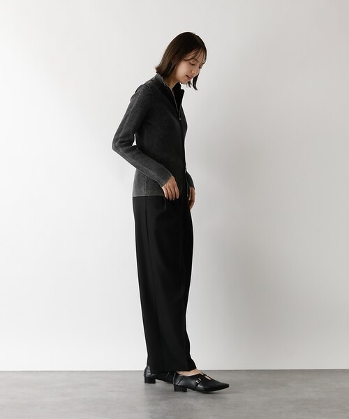 Wジップリブハイネックカーデ｜アバハウスマヴィの通販｜&mall（アンド