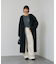 【体型カバー】ノーカラーロングコート