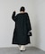 【体型カバー】ノーカラーロングコート