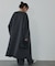 【体型カバー】ノーカラーロングコート