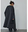 【体型カバー】ノーカラーロングコート