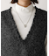 ツイードフリンジベスト