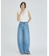 ウォッシュドバレルデニムパンツ