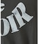 甘編み天竺ロゴTシャツ