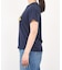 【新色チャコールグレー入荷】甘編み天竺フロッキープリントTシャツ