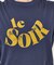 甘編み天竺ロゴTシャツ