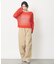 【メッシュ編み】シアーニットプルオーバー/春服/夏服/レイヤード/長袖/リネンラ
