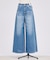 【SOMETHING】LISAスーパーワイドパンツ/デニム/シーズンレス