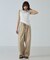 【旬シルエット】カーブイージーパンツ