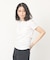 【ウエスト細見え】サイドギャザーTシャツ