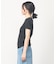 【ウエスト細見え】サイドギャザーTシャツ