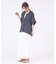 【着痩せシルエット】フレンチスリーブシャツ