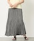 【シワ知らず】プリーツティアードスカート