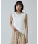 バックメタルスリーブレスニット