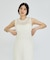 【レイヤード】メッシュニットワンピース