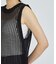 【レイヤード】メッシュニットワンピース