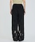 【セットアップ対応】刺繍レースワイドパンツ