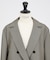 チェックダブルテーラードジャケット（裏地付き）