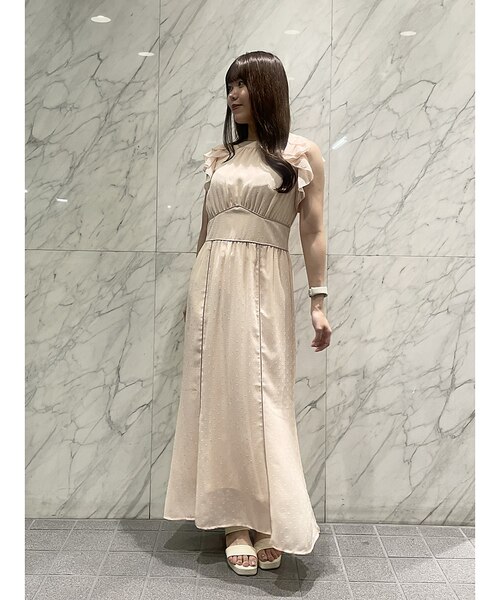 ホルターネックフリルマーメイドワンピース｜セルフィストの通販