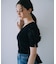 バックリボンレースブラウス