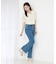 バックリボンレースブラウス
