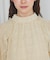フリルスリーブハイネックブラウス