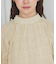 フリルスリーブハイネックブラウス