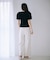 【フリル取り外し可能】ボリュームフリル袖付Tシャツ