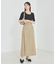 ショートパンツ付きスリットロングスカート