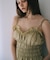 シャーリングフリルキャミビスチェ