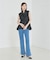 [大好評につき再入荷]タックペプラムジャガードジレ/リボン取り外し可能