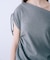 ワンショルカットソードレープワンピース