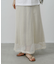 メッシュレイヤードスカート