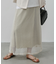 メッシュレイヤードスカート