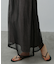 メッシュレイヤードスカート