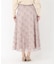 刺繍チュールフレアースカート