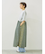 パッチワーク花柄ドッキングワンピース
