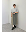 パッチワーク花柄ドッキングワンピース