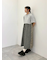 パッチワーク花柄ドッキングワンピース
