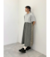 パッチワーク花柄ドッキングワンピース