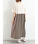 パッチワーク花柄ドッキングワンピース