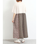 パッチワーク花柄ドッキングワンピース