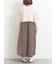 パッチワーク花柄ドッキングワンピース